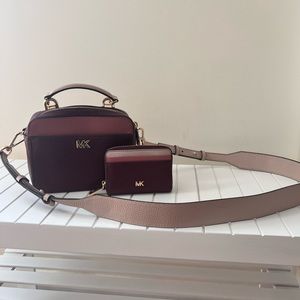 Two tones micheal kors mini crossbody